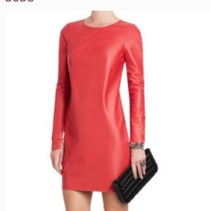 BCBG Faux leather dress, size 2